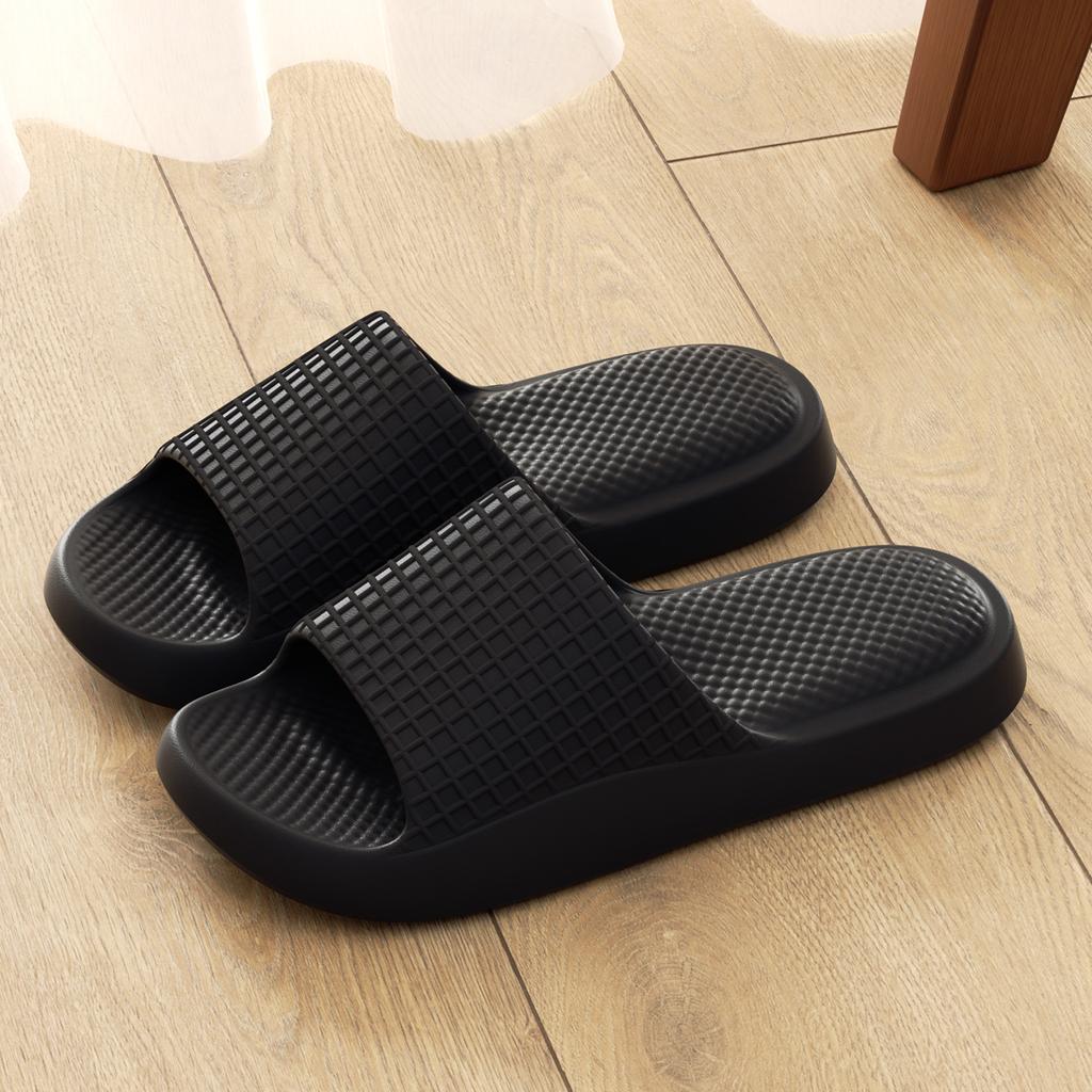 Summer Women Home Slippers Flat Soft Beach Slides Comfortable Non-slip Slippers Lightweight Men Bathroom Slippers