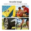 Tire Inflator Portable Air Compressor, Cordless Car Tire Pump with Mechanical Pressure Gauge, Rechargeable Air Pump for