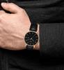 Leather L [BUREI] Men's Watch, Stylish, Band, Business, Thin, Brand, Simple, Men's Watch,