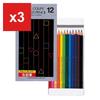 Sakura Cray-Pas Crayon-Pencils, 12 Colors, Paper Box
