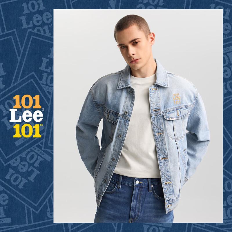 Lee101J Men's Embroidered Denim Jacket
