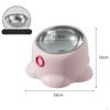 Tilted Cat Feeder Bowl Water Feeding Dish Food Dispenser for Small Dogs