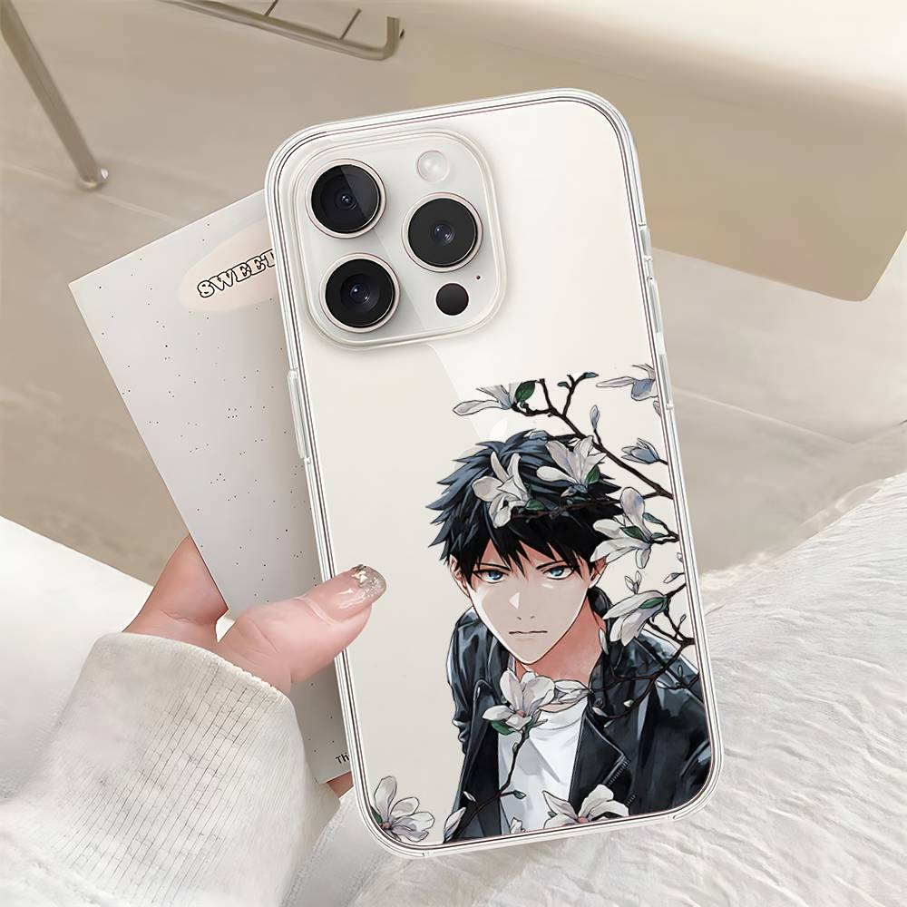 Anime G-GIVENS Phone Case For IPhone 17 16 15 14 Plus 13 12 11 Pro Max Phone Back Cover Transparen