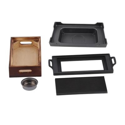 Multifunktions-Grill-Backblech, rauchfreie, antihaftbeschichtete Grillplatte, BBQ-Grillpfanne