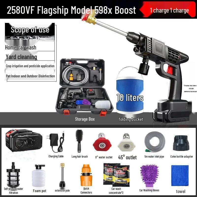 Banjue Cordless High-Pressure Washer CN plug (adapter included)