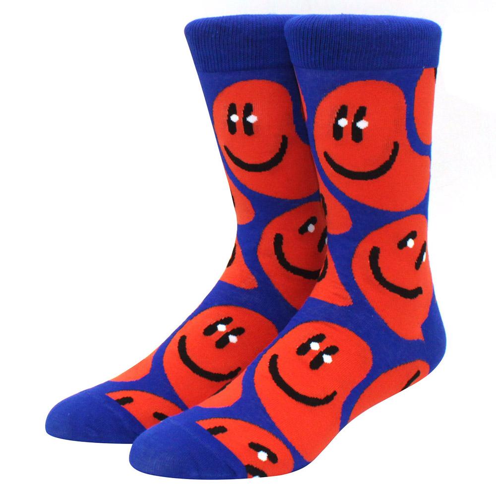 Nové Veselé Pánské Ponožky Ženy Novinka Kreslené Ponožky Česaná Bavlna Zábavné Pánské Velká Velikost Posádkové Harajuku Hip Hop Silné Dlouhé Ponožky