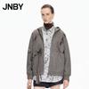 JNBY Women's Loose Hooded Zipper Sweatshirt