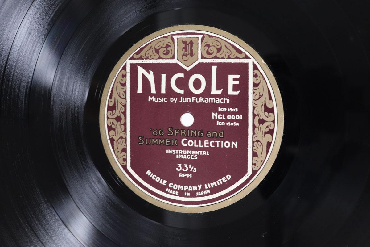LP Record JUN FUKAMACHI Nicole 86 Spring And Summer Collec NCL0001 NICOLE 1986 Japan Japanese PopRock Used