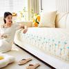 Cream Wind Fabric Sofa Cushion, Four-Season Universal Cotton Non-Slip Seat Cushion New Simple Sofa Cover Cover Cloth Towel
