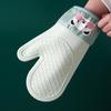 Thickened Silicone Heat-Resistant Baking Gloves: High-Temperature Anti-Scald Kitchen Gloves