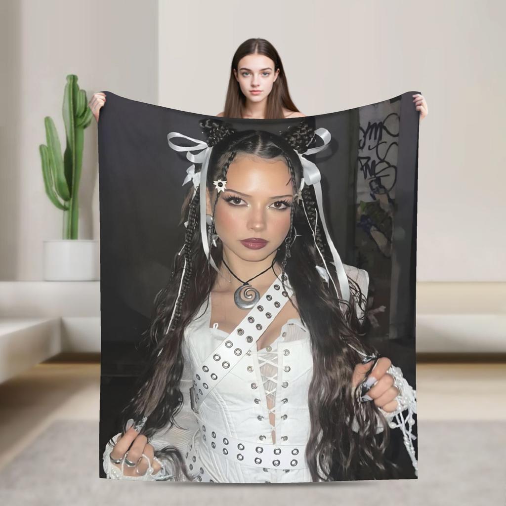Warm Blanket Travel Office Nina Chuba 2025 Tour  Throw Blanket  Flannel Bedspread For Couch Chair Street Trend Sofa Bed Cover