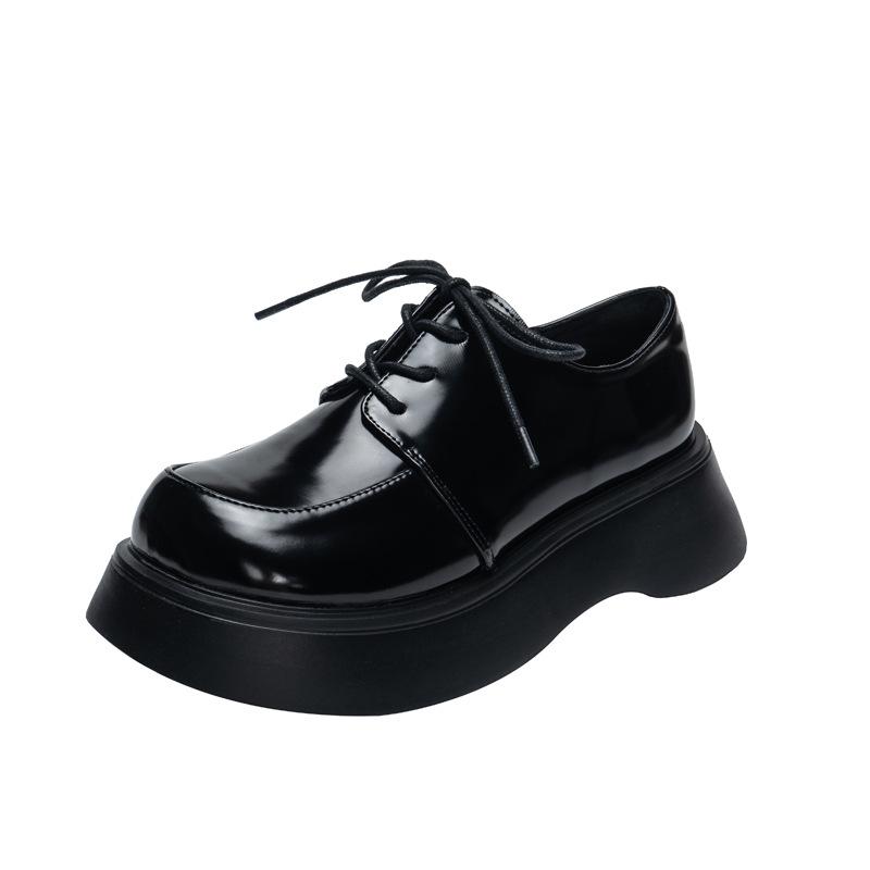 New Mary Jane Thick-soled Big-toe Shoes Women's Singles Shoes College Style Small Leather Shoes Women's Platform Shoes Women