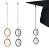 2Pcs Graduation Tassels Charm With Photo Holder Graduation Hat Pendant Metal Photo Charm Graduation Hat Decoration