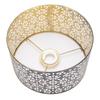 Metal Hollow Lamp Shade Aesthetic Iron Hollow Out Flower Pattern Lampshade for E27 E14 Socket Light