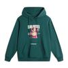 Li Ning × Disney Collaboration Pixar Strawberry Bear Series Cartoon Letter Hooded Comfortable Breathable Loose Sweatshirt Unisex Sweatshirt AWDU431-1