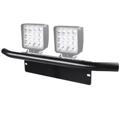Car Front Bumper License Plate Mount Bracket Aluminium Bull Bar Style Holder