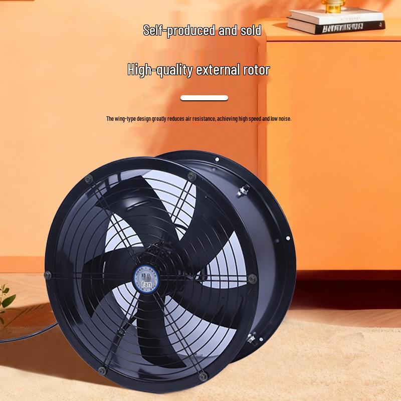 Low Noise High-Speed Axial Exhaust Fan 220V/380V for Kitchen Ventilation
