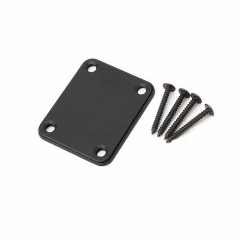 3pcs Steel Neck and Body Connection Strengthening Plate for Electric Guitar / Bass with Screws