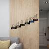 Cat Wall Decal, Cartoon Cat Upstairs Sticker with Quotes, Removable Peel And Stick Murals for Kid's Bedroom, Nursery, Playroom