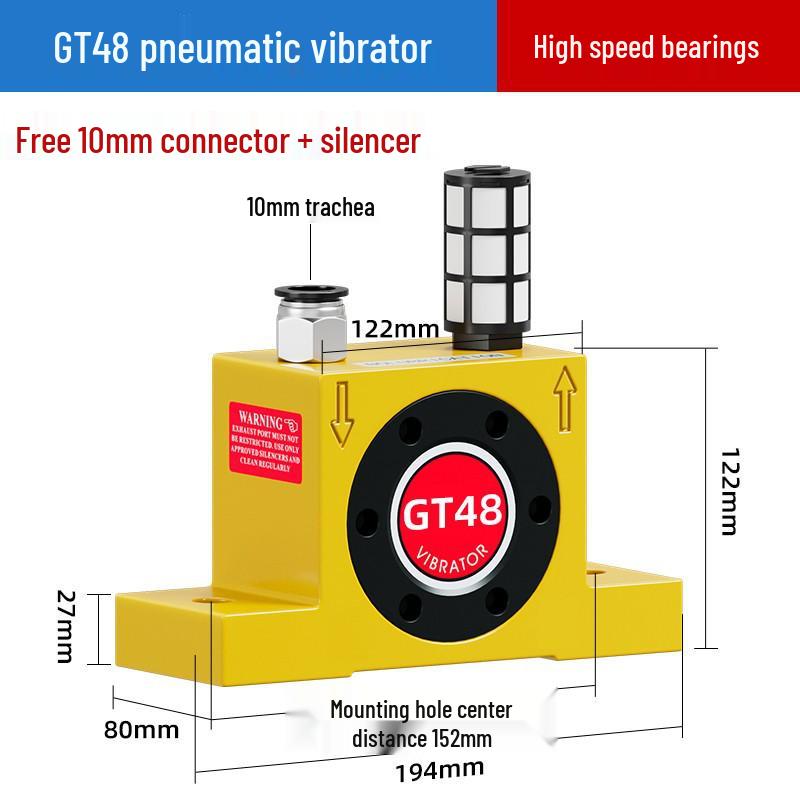 Pneumatic Oscillator GT Series: GT-08/10/13/16/25/32/48 Air Turbine Vibrator Hammer K.