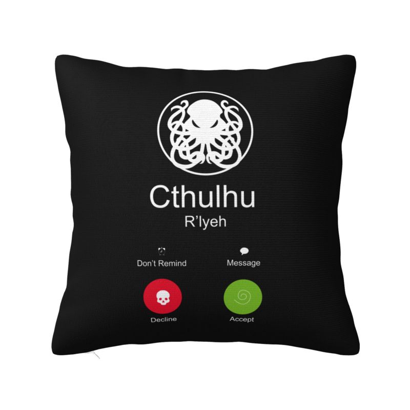 Custom Cthulhu Nordic Cool HP Lovecraft Cushion Cover Polyester The Old God of Rlyeh Pillow Case Home Decor