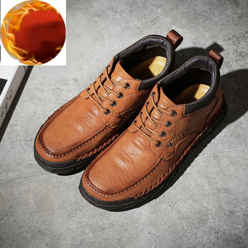 Handmade Leather Men Casual Shoes Soft Sole Comfortable Loafers for Men Fashionable Slip on Driving Shoes Non slip Business Shoe