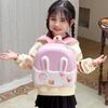2024 Luminous Cartoon Rabbit Kids' Backpack - Cute Eggshell Design for Boys & Girls