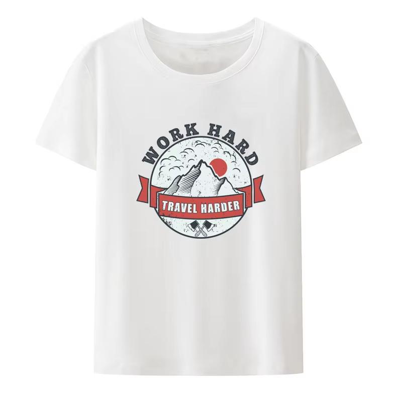Travel Is My Therapy Adventure and Travel Print T Shirt Street Fashion Tshirt Classic Cartoon Trending Gym Summer Unisex and Unisex
