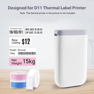 NIIMBOT Thermal Printing Label Paper Barcode Price Size Name Blank Labels Waterproof Tear Resistant