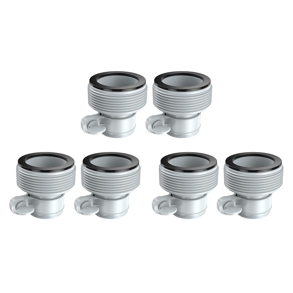 Pool Hose Adapter for Sand Pump Replacement Hose Adapter Pool Pump Part with Plunger Valve for Intex Swimming Pool Accessories