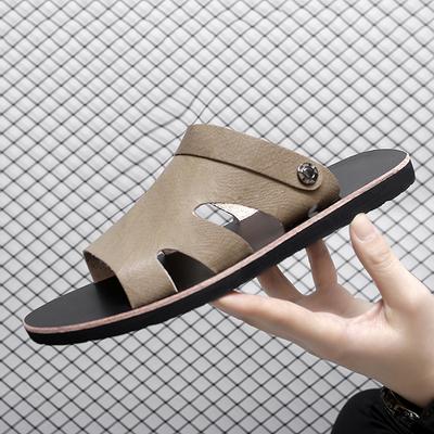 Mode Herren Sandalen Sommer Neue Sandalen Weichsohle Rutschfest Doppelzweck Fahrsandalen Größe 38-45 Herren Sandalen