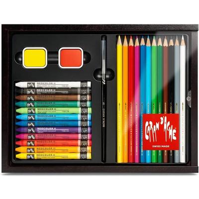 Caran Wooden Box Set d'Ache 3000-424 Multi-Product
