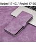 For Redmi 17 4G / Redmi 17 5G Flip Case RFID tection Dual-Layer Card Slot Soft Silicone External Leather Stand Holder Flip Cover