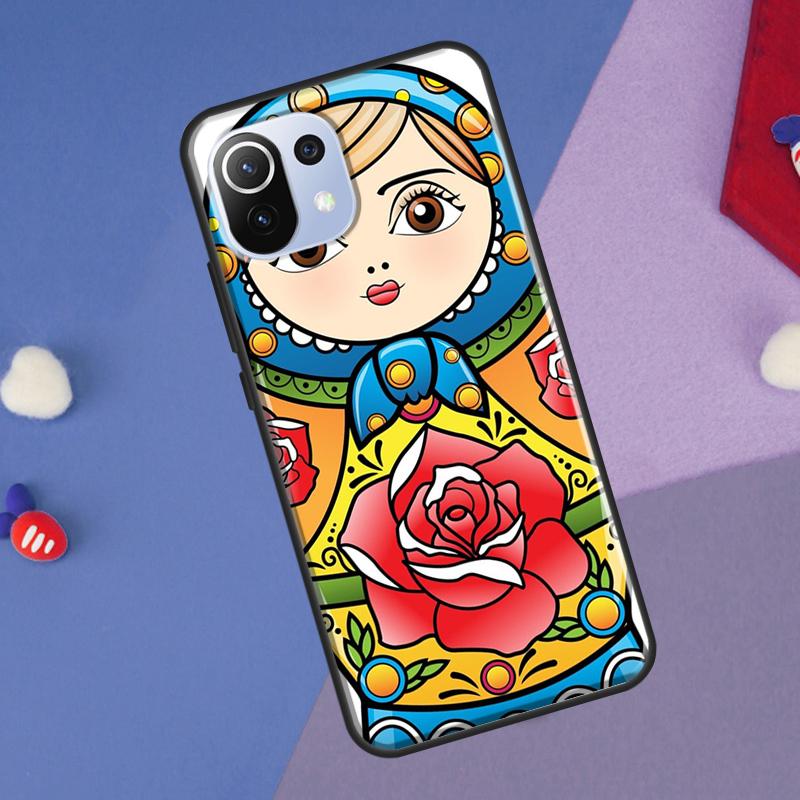 Russian Nesting Doll Cover For Xiaomi 14 Ultra 13 11T 12T 13T 14T Pro POCO X6 X7 Pro X3 X5 F3 F5 F6 M6 Pro Case