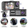 2025 New 3 Channel Mini Car DVR Three Way Dash Cam Inside Vehicle Camera DVRs Recorder FHD 1080P Video Dashcam Camcorder Black Box Registrator