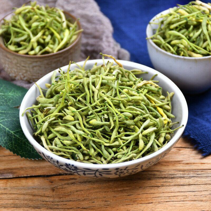 

60 г чая с жимолостью премиум-класса. Здоровый органический травяной чай Jinyinhua. Здоровый напиток.