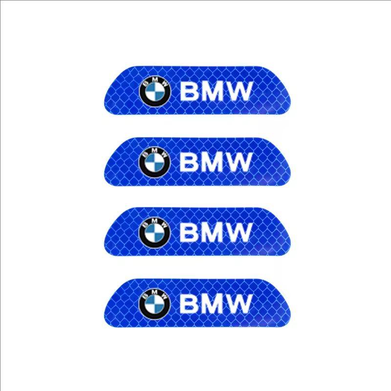 4Pcs Car Door Sticker Safety Warning Reflective Mark For BMW G80 G06 G07 G42 G14 G15 G16 F82 X1 X3 X5 X7 M1 M2 M3 M4 M5 M6 M7 YL6