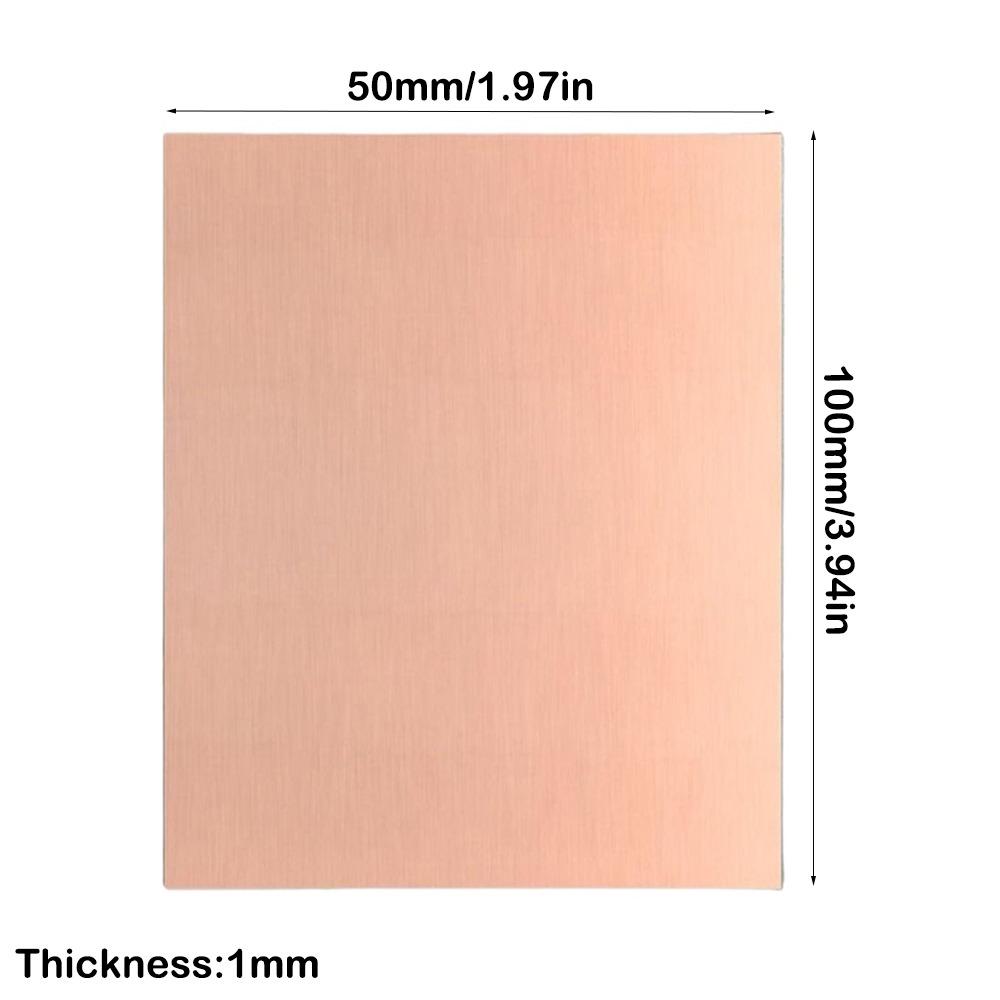 Dimensiuni Multiple Bară de Cupru Rectangulară T2 Cupru Pur Bare Plate Cupru Plat Placare Bijuterii