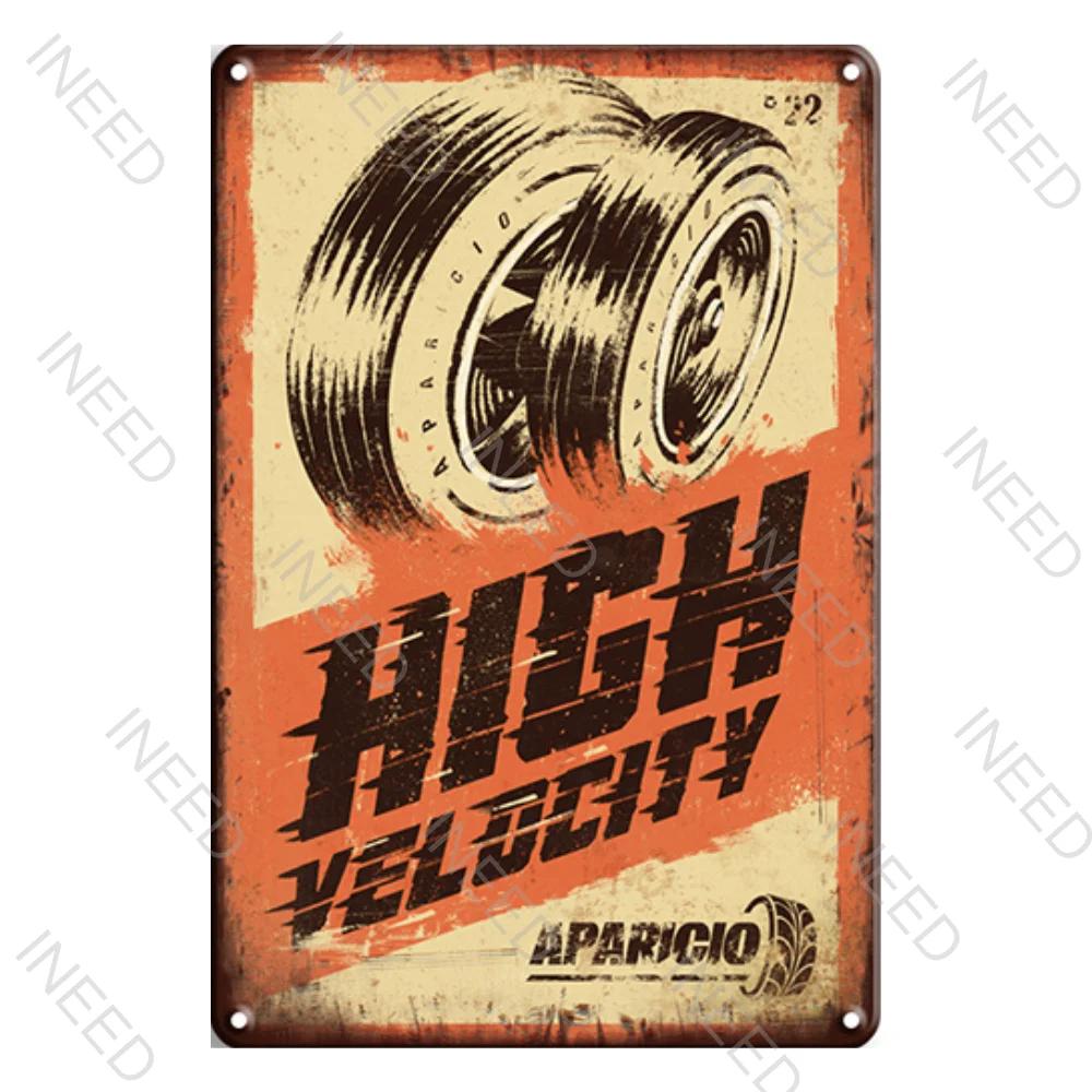 Vintage Metal Tin Signs  NGK Spark Plugs Gulf Garage Oil Motor Posters Wall Decoration Man Cave Cafe Club Retro Posters Plaque