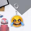 Funny Horrible Game R.E.P.O Keyrings for Accessories Bag Key Chain Ring Jewelry Fans Gifts Horror Keychain Llaveros