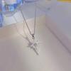 Pendentif Étoile à Huit Branches: Accessoire DIY de Luxe en Cuivre et Zirconia pour Femmes