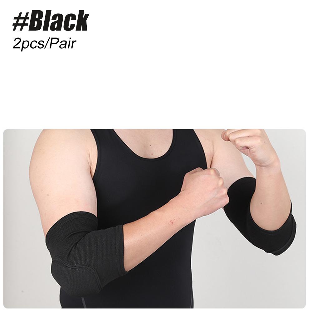 1Pair Compression Elbow Pads, Arm Brace Support Fitness, Arm Protector For Volleyball Basketball Breathable Elbow Wraps