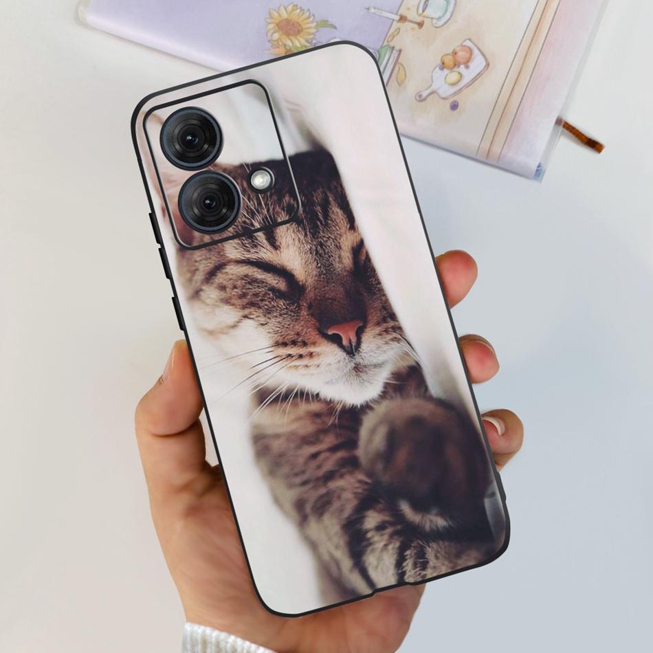 For Motorola Moto G84 Case MotoG84 G 84 5G 2023 Cute Painted Soft Silicone TPU Phone Back Cover Bumper