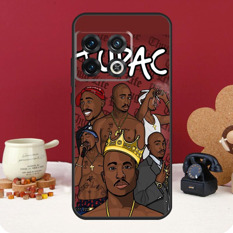 2Pac Makaveli Tupac Amaru Shakur Cover For OnePlus Nord 4 CE 3 2 Lite N30 N20 N10 OnePlus 10T 8T 13R 12R 13 12 11 10 Pro Case