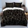 Black Cat Pattern Design Bedding Duvet Cover Set  (1*Duvet Cover 2*Pillowcases, without duvet insert)