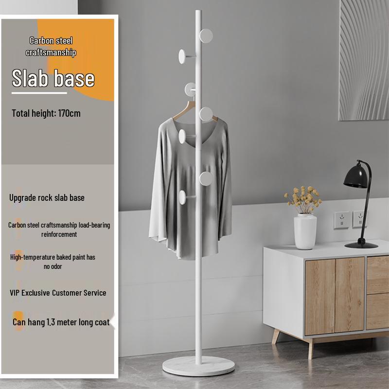 

Розкішна металева стійка для пальта та капелюхів з кам яною плитою для спальні або передпокою