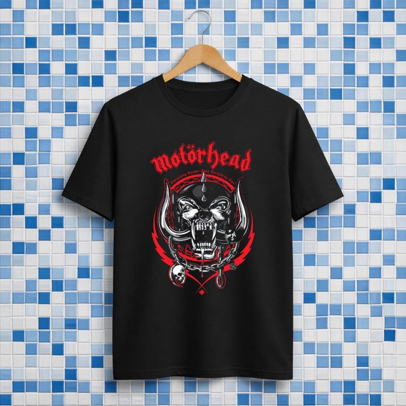 Motorhead Everything Louder Than Everything Else! Premium Ultra Cotton Black T-Shirt S