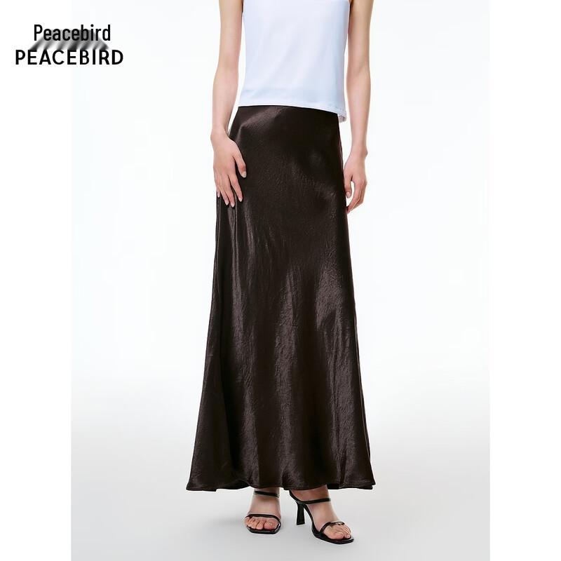 Peacebird A-Line High-Waist Maxi Skirt A1GFF2222 M