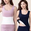 Winter Women Thermal Double-sided Velvet Vest Seamless Velvet-lined Fast Temperature Lock Heating Slim Fit Elastic Sleeveless Inner Wear Bottoming