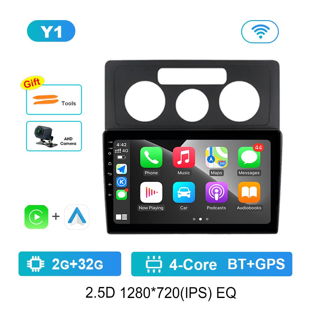 Video Multimedia Player Android Car GPS Navi 10 '' for VW Volkswagen Caddy 2K 3 2004 - 2010 Carplay WiFi Touch Screen Bluetooth